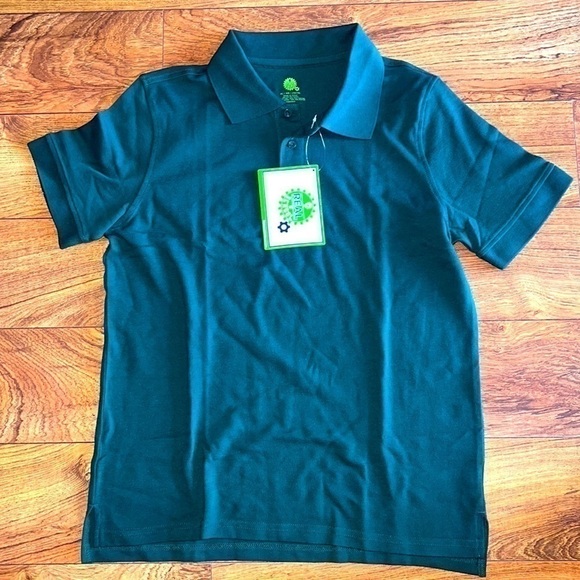 𝅺hunter Green XL Unisex School Uniform Top NWT - Picture 1 of 4